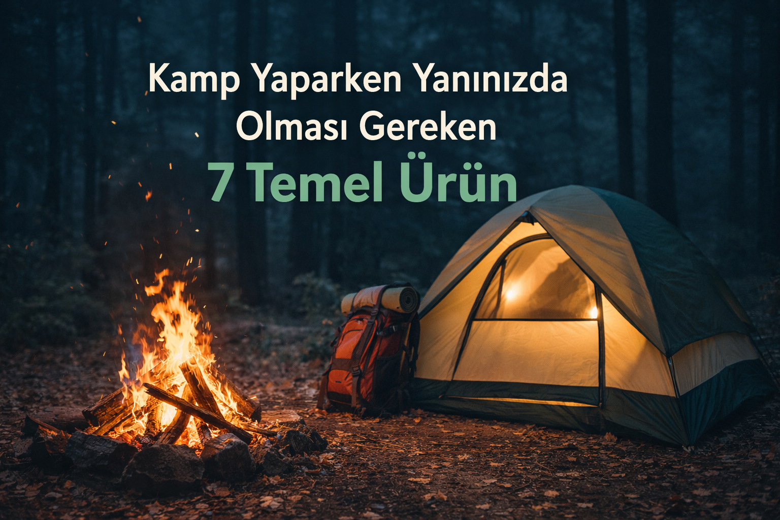 Kamp Yaparken Yanınızda Olması Gereken 7 Temel Ürün
