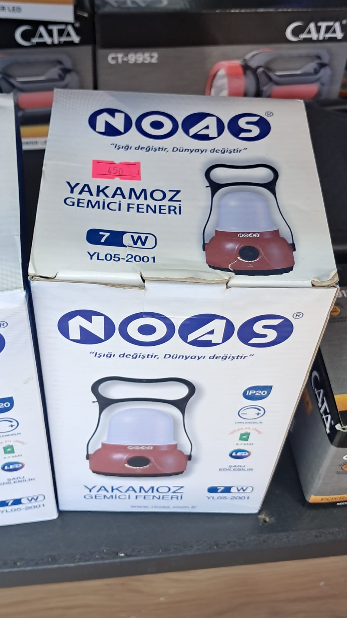 Noas YL05-2001 Yakamoz Gemici Feneri 7W LED Kamp Lambası