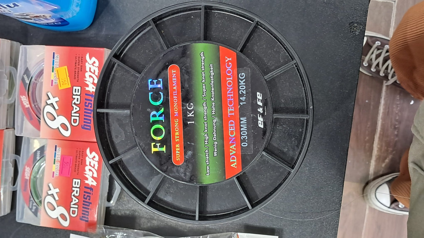 Force Advance Monofilament Misina 1000m Dayanıklı Olta Misinası