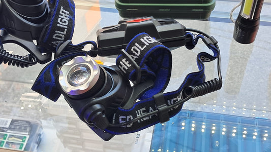Şarjlı LED Kafa Lambası Ayarlanabilir Headlamp Güçlü Işık
