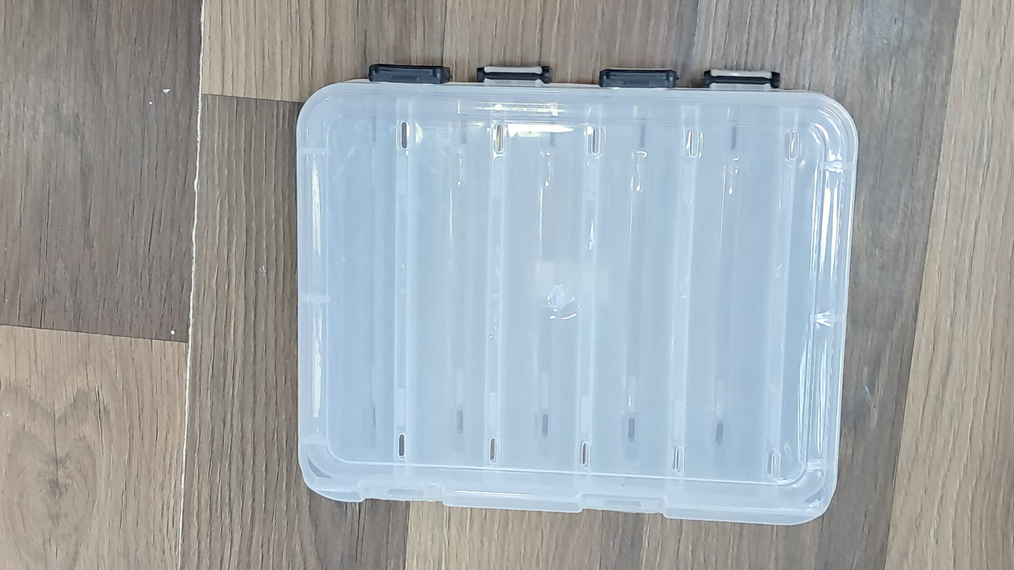Çok Bölmeli Şeffaf Olta Takım Kutusu Organizer Dayanıklı Plastik